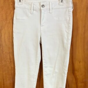American Eagle Outfitters Women's White Skinny Jeans